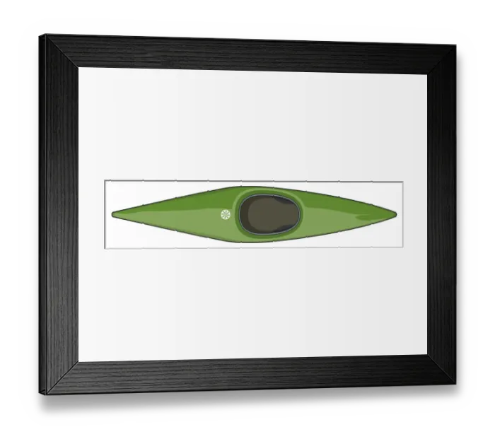 Framed Print : Kayak Framed Print : Kayak
