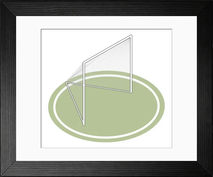 Framed Print : Lacrosse goal Framed Print : Lacrosse goal