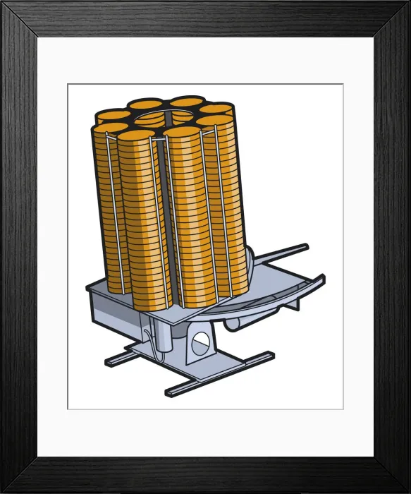 Framed Print : Target puller