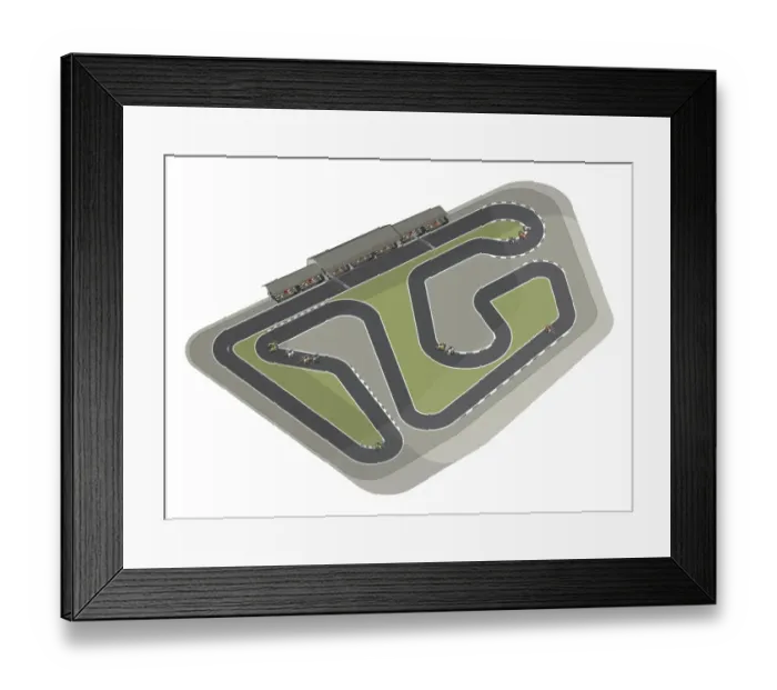 Framed Print : Road racing track Framed Print : Road racing track
