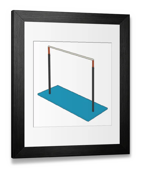 Framed Print : High bar Framed Print : High bar