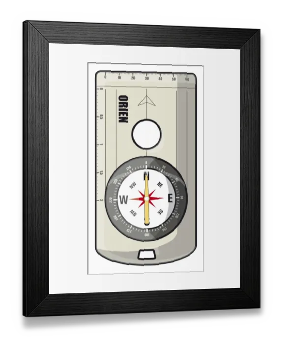 Framed Print : Compass Framed Print : Compass