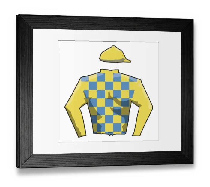 Framed Print : Jockey silks