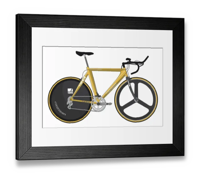 Framed Print : Time-trial bike Framed Print : Time-trial bike