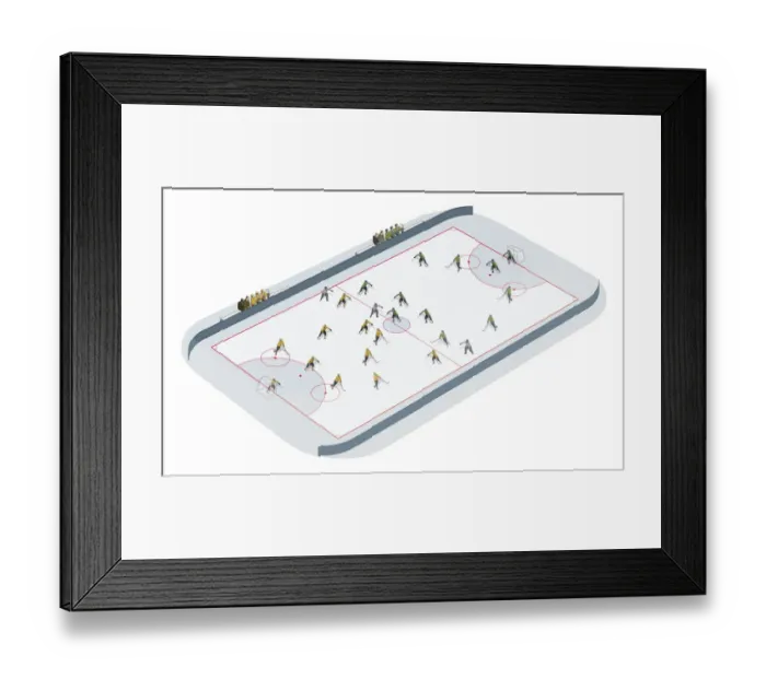Framed Print : Bandy rink Framed Print : Bandy rink