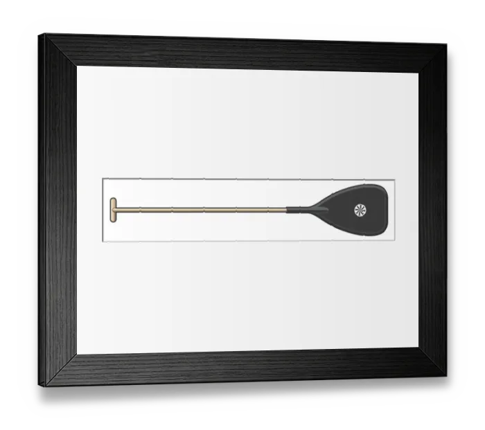 Framed Print : Canoeing paddle Framed Print : Canoeing paddle