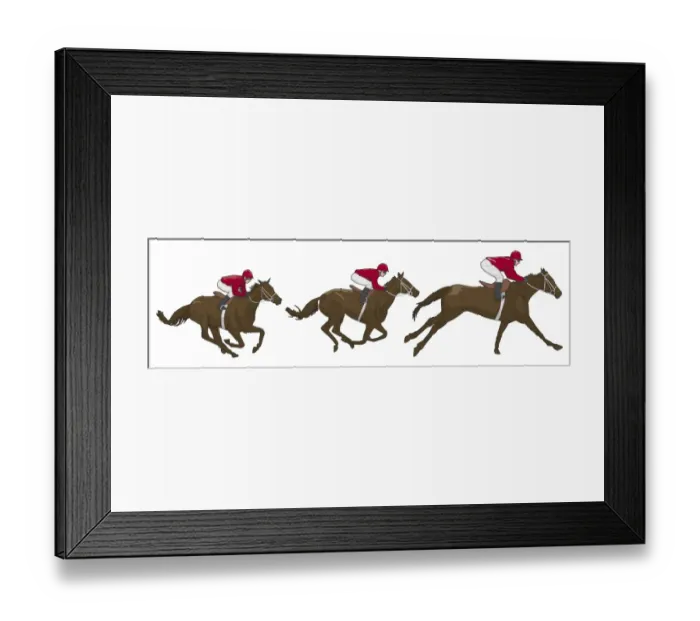 Framed Print : Jockey gallopping Framed Print : Jockey gallopping