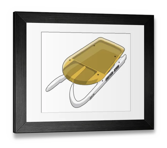 Framed Print : Luge Framed Print : Luge