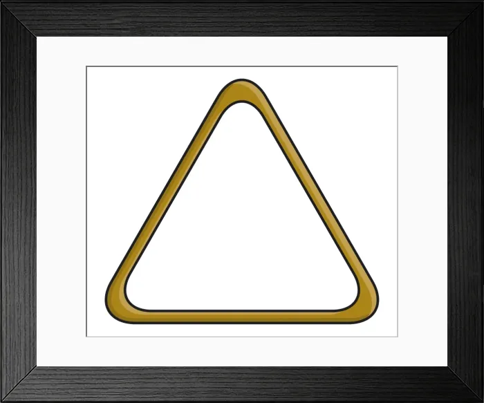 Framed Print : Snooker triangle Framed Print : Snooker triangle