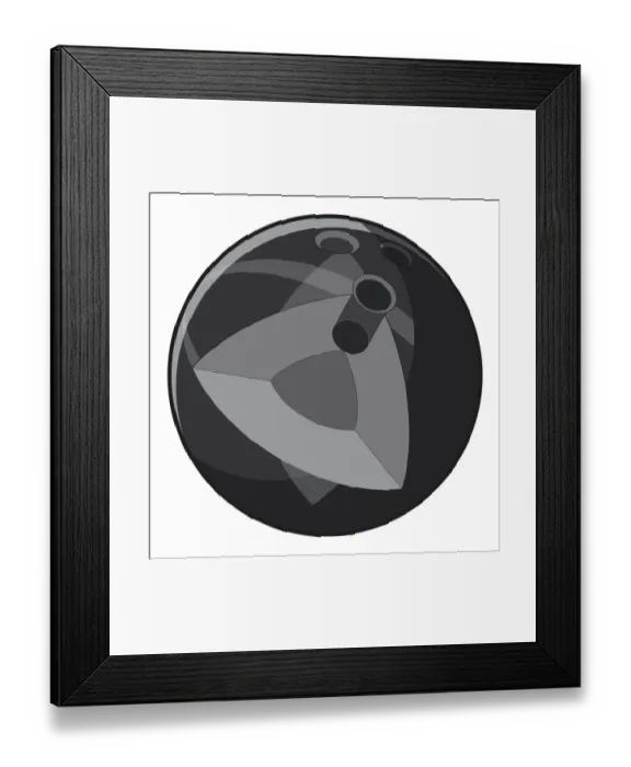 Framed Print : Bowling ball Framed Print : Bowling ball