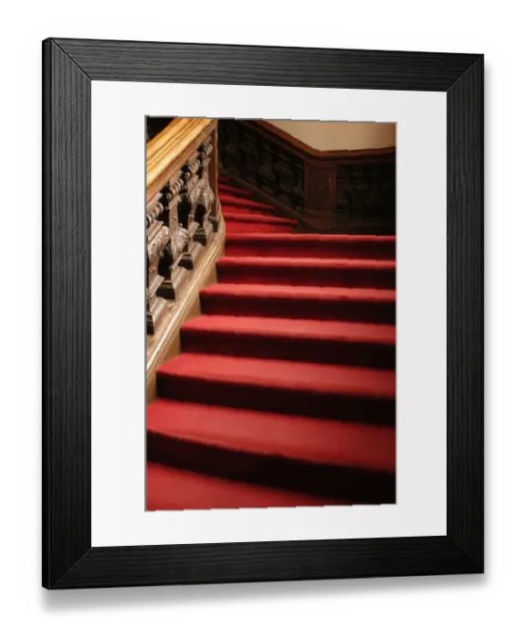 Framed Print : Staircase, close up Framed Print : Staircase, close up