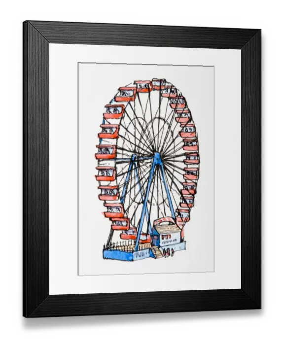 Framed Print : Big wheel Framed Print : Big wheel