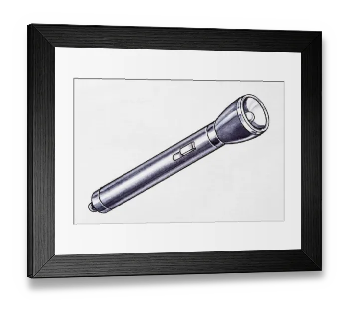 Framed Print : Electric torch Framed Print : Electric torch