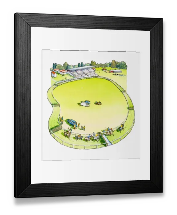 Framed Print : Horse racecourse Framed Print : Horse racecourse