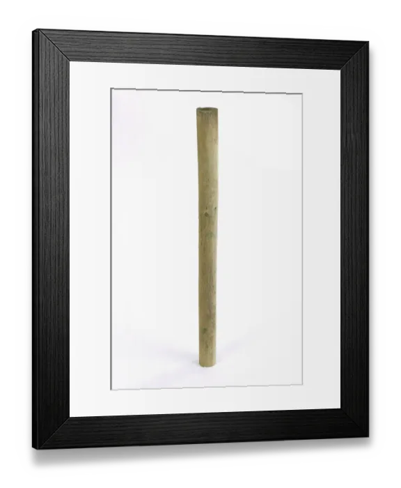 Framed Print : Round wooden fencing post Framed Print : Round wooden fencing post