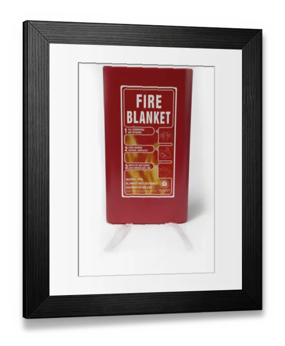 Framed Print : Fire blanket Framed Print : Fire blanket