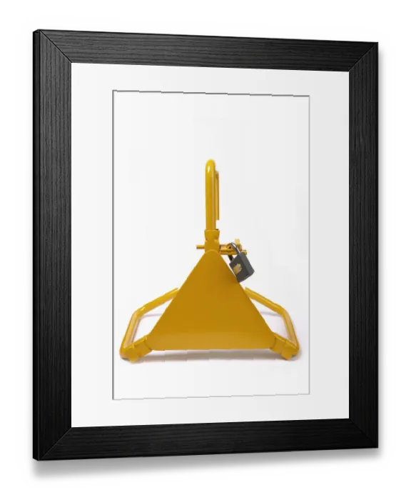 Framed Print : Wheel clamp Framed Print : Wheel clamp