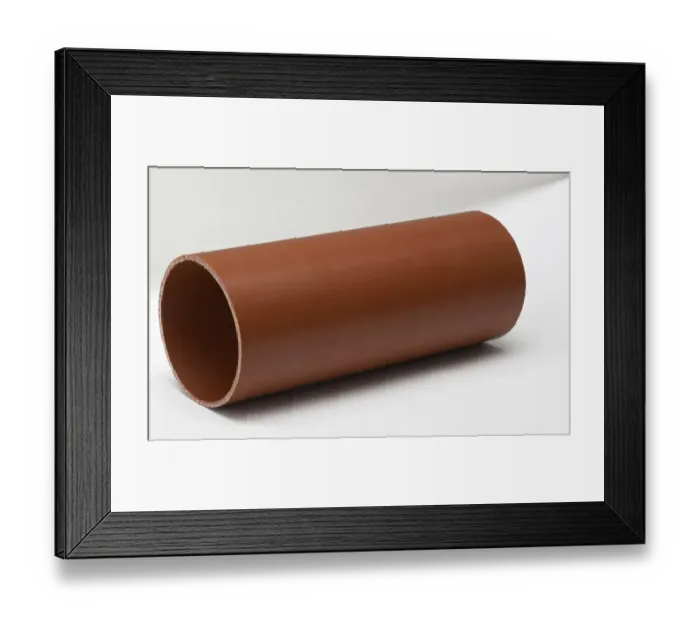 Framed Print : Round, rigid channel ducting Framed Print : Round, rigid channel ducting