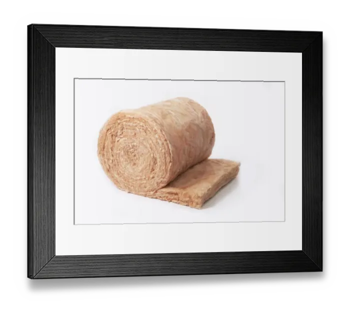 Framed Print : Roll of blanket insulation Framed Print : Roll of blanket insulation