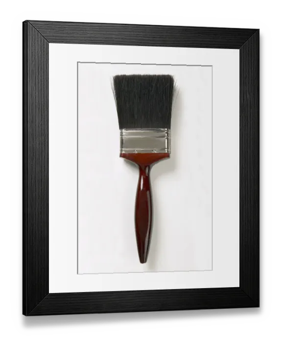 Framed Print : Pure bristle brush Framed Print : Pure bristle brush