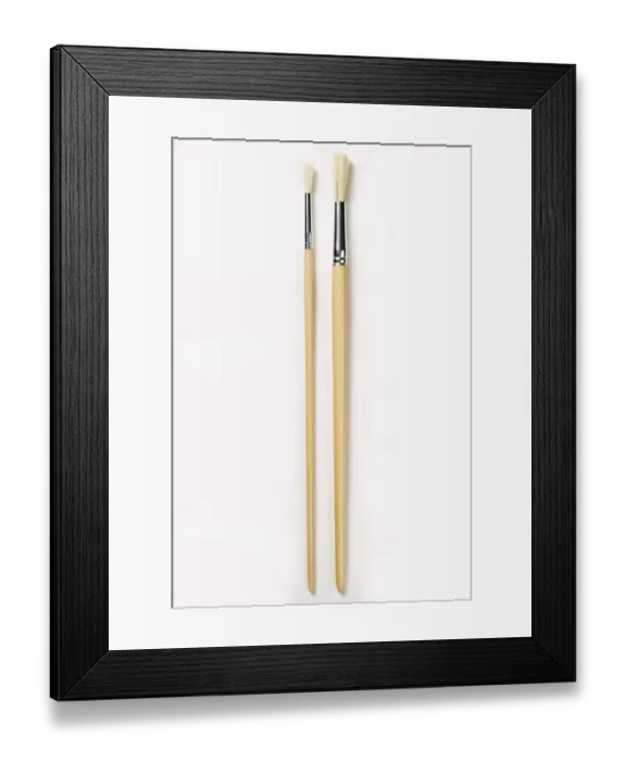 Framed Print : Two paint brushes Framed Print : Two paint brushes