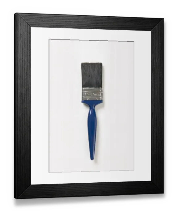 Framed Print : Synthetic bristle brush Framed Print : Synthetic bristle brush