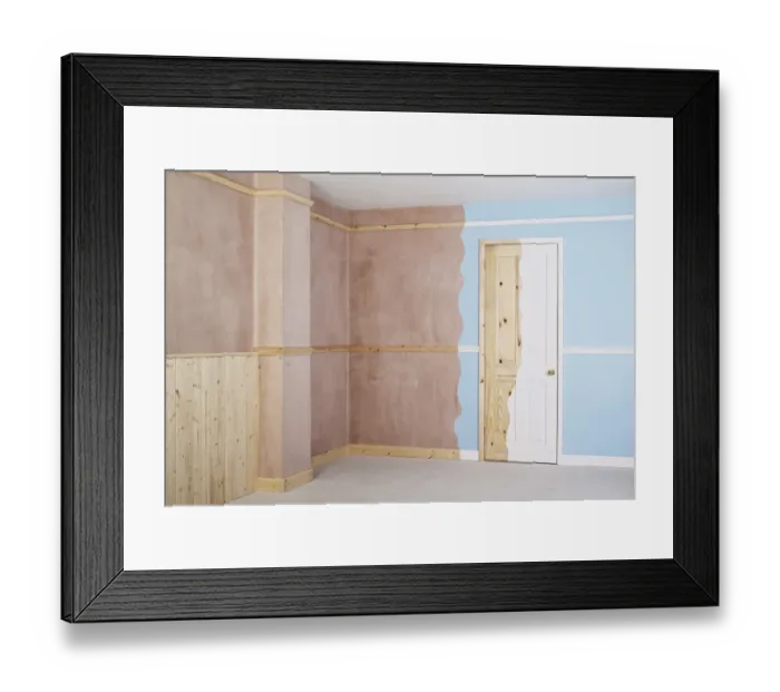 Framed Print : Corner of a room Framed Print : Corner of a room