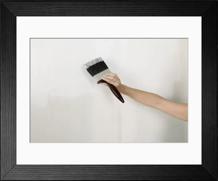 Framed Print : Painting on board sealant Framed Print : Painting on board sealant
