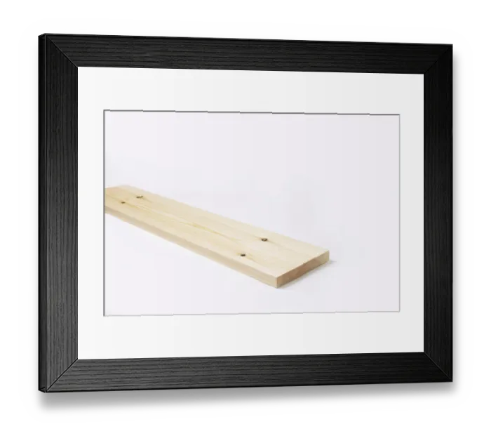 Framed Print : Normal treated plank Framed Print : Normal treated plank