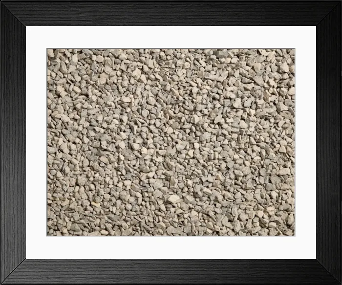 Framed Print : Coarse aggregate Framed Print : Coarse aggregate