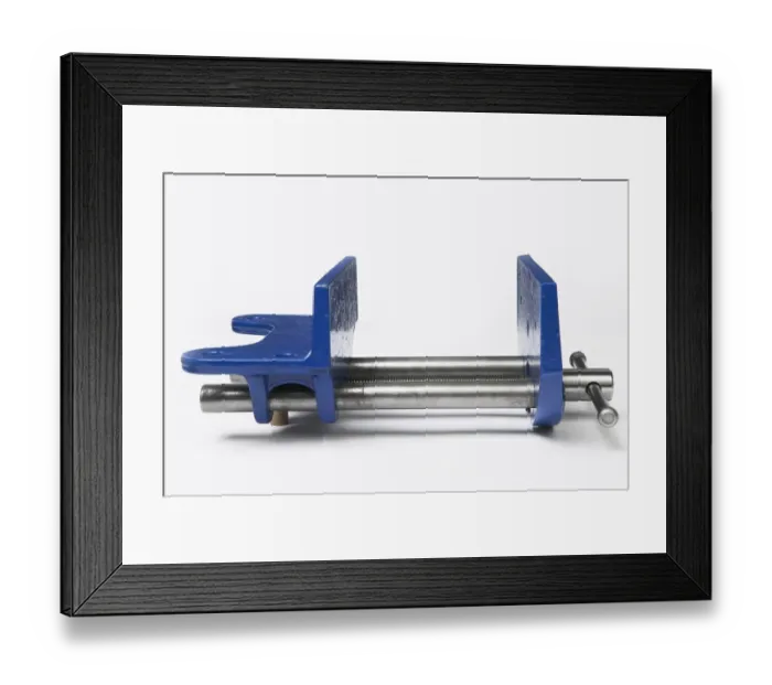 Framed Print : Woodworkers vice Framed Print : Woodworkers vice
