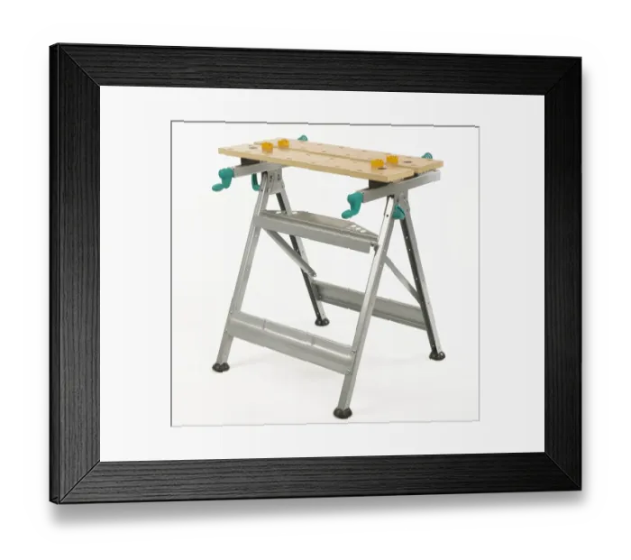 Framed Print : Portable workbench Framed Print : Portable workbench