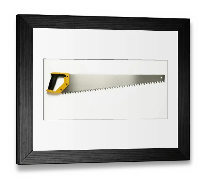 Framed Print : Stone saw Framed Print : Stone saw