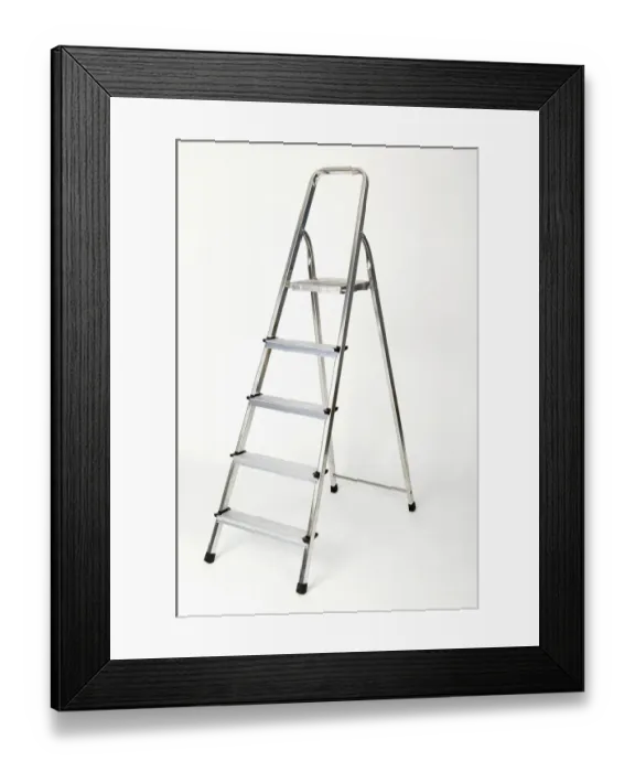 Framed Print : Step ladder Framed Print : Step ladder
