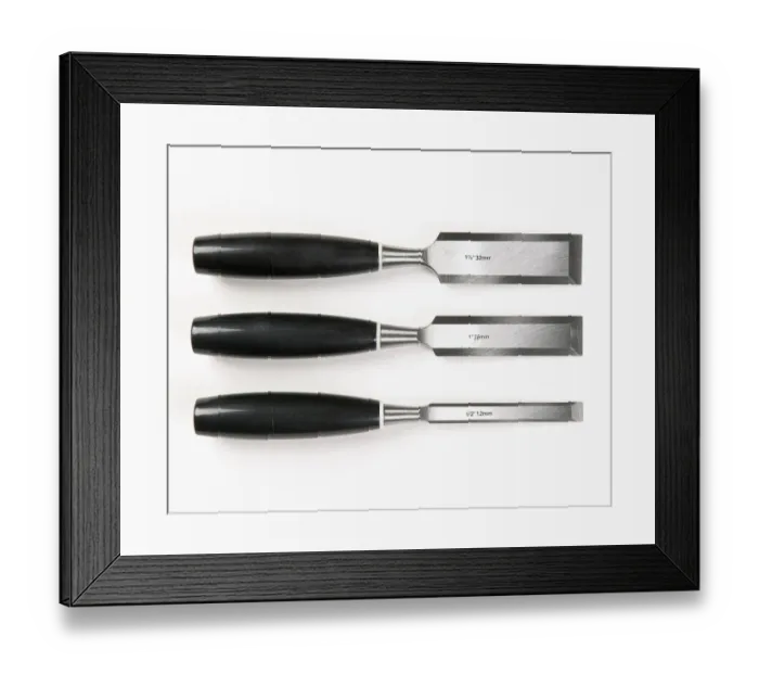 Framed Print : Three chisels Framed Print : Three chisels