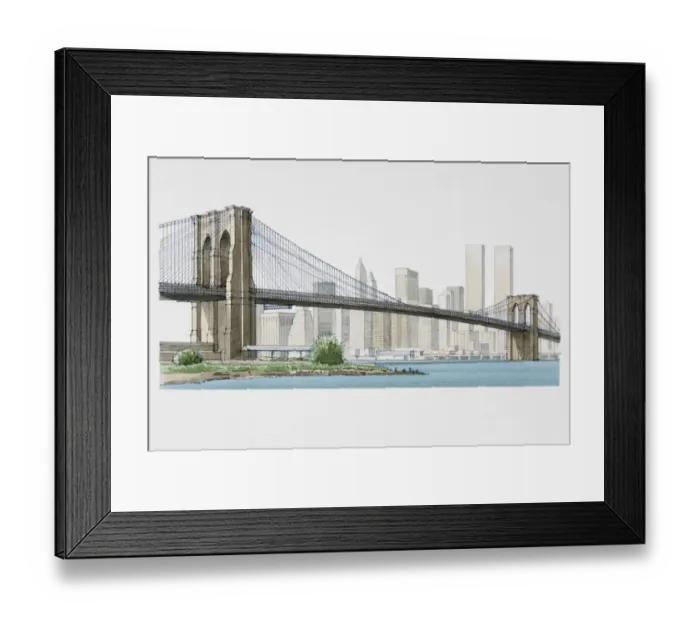 Framed Print : USA, New York, Brooklyn Bridge Framed Print : USA, New York, Brooklyn Bridge