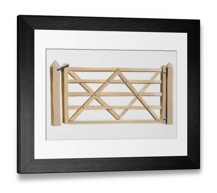 Framed Print : Wooden fence Framed Print : Wooden fence