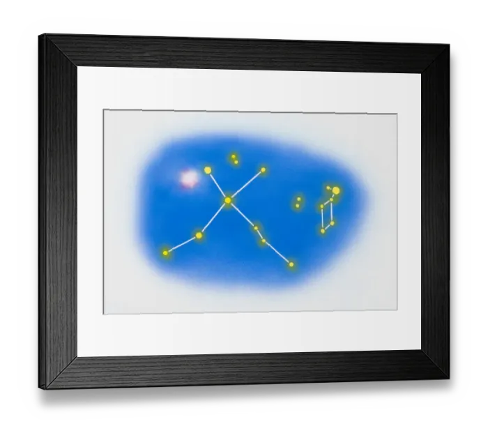 Framed Print : Cygnus and Lyra