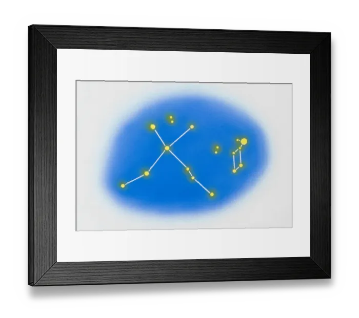 Framed Print : Cygnus and Lyra Framed Print : Cygnus and Lyra