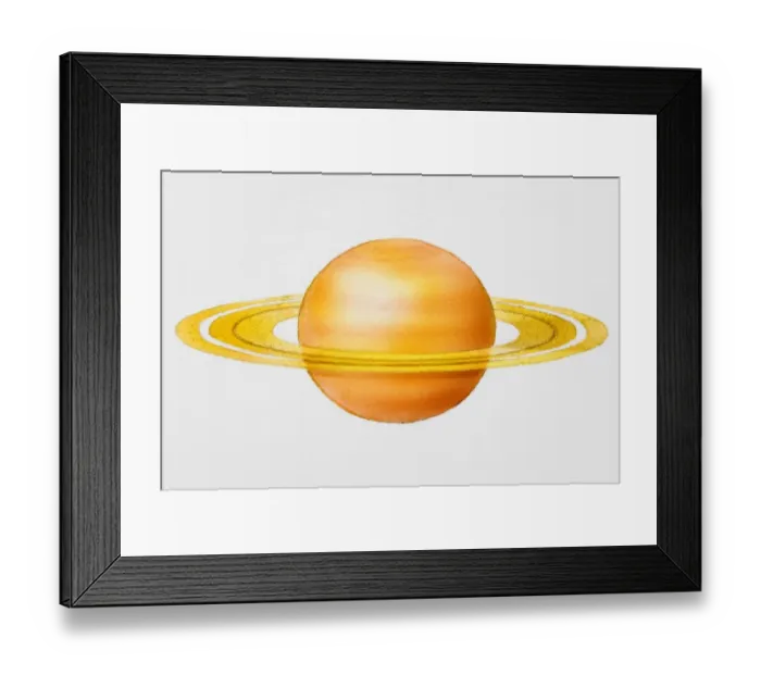 Framed Print : Ringed planet Framed Print : Ringed planet