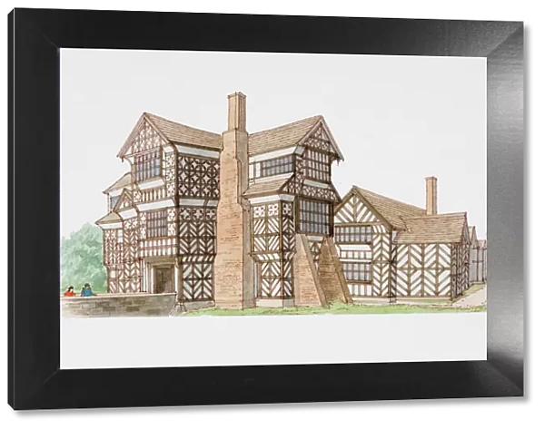 16th century timber-framed mansion