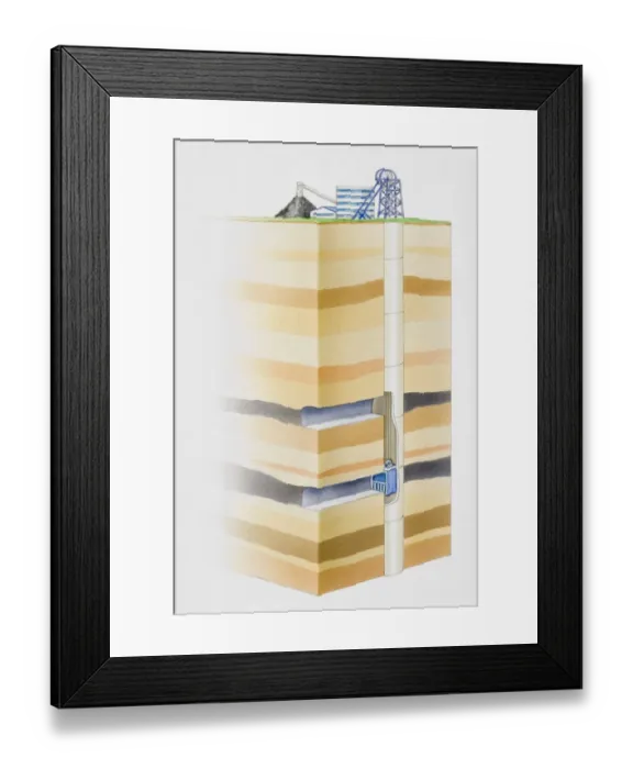Framed Print : Coal mine Framed Print : Coal mine