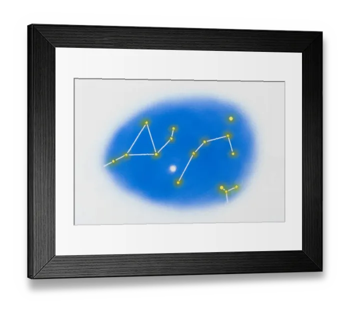 Framed Print : Cetus and Sculptor Framed Print : Cetus and Sculptor