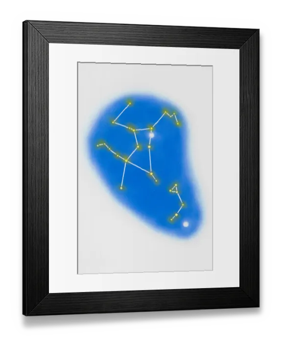Framed Print : Hercules and Serpens Caput Framed Print : Hercules and Serpens Caput