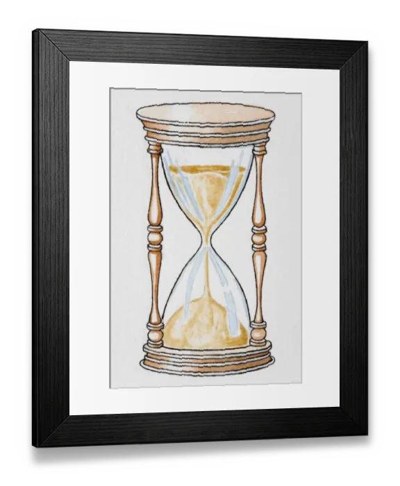 Framed Print : Hourglass Framed Print : Hourglass