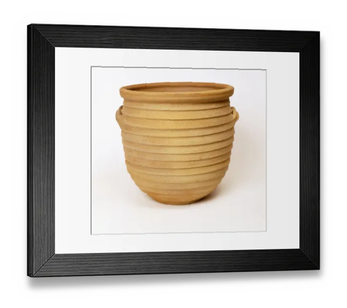 Framed Print : Decorative terra cotta pot Framed Print : Decorative terra cotta pot