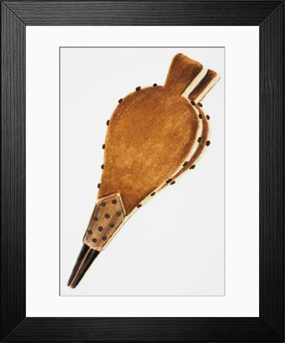 Framed Print : Old-fashioned wooden bellows