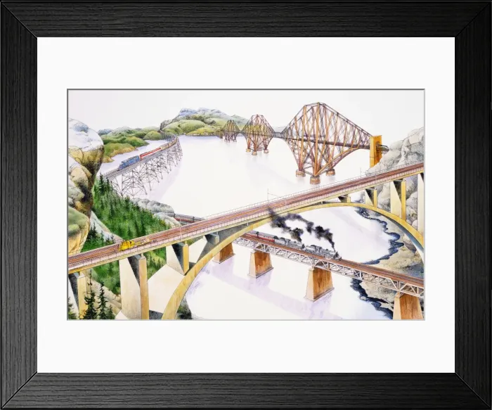 Framed Print : Various railway bridges Framed Print : Various railway bridges