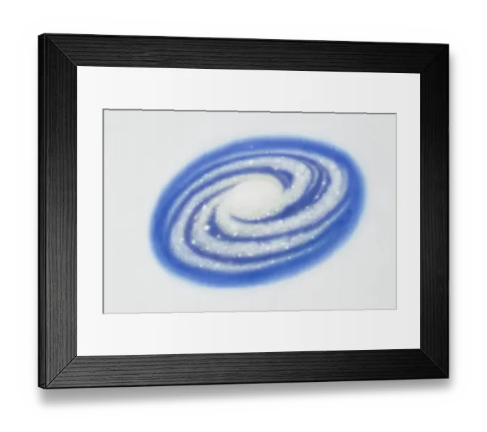 Framed Print : Milky Way, barred spiral with, stars, and galaxy Framed Print : Milky Way, barred spiral with, stars, and galaxy