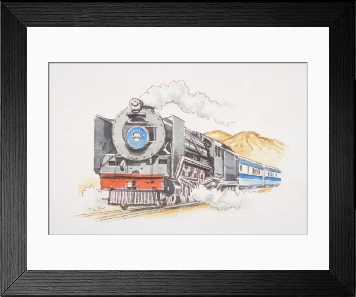 Framed Print : The General, American steam train Framed Print : The General, American steam train